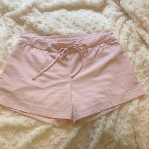 New York and company striped soft shorts